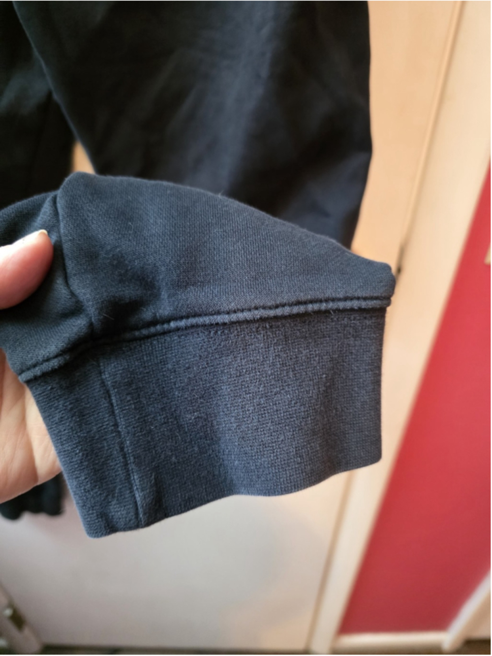 Nike Club Fleece Jogger Sweatpants Womens Small Black Elastic Waist Swoosh Logo - Picture 3 of 10